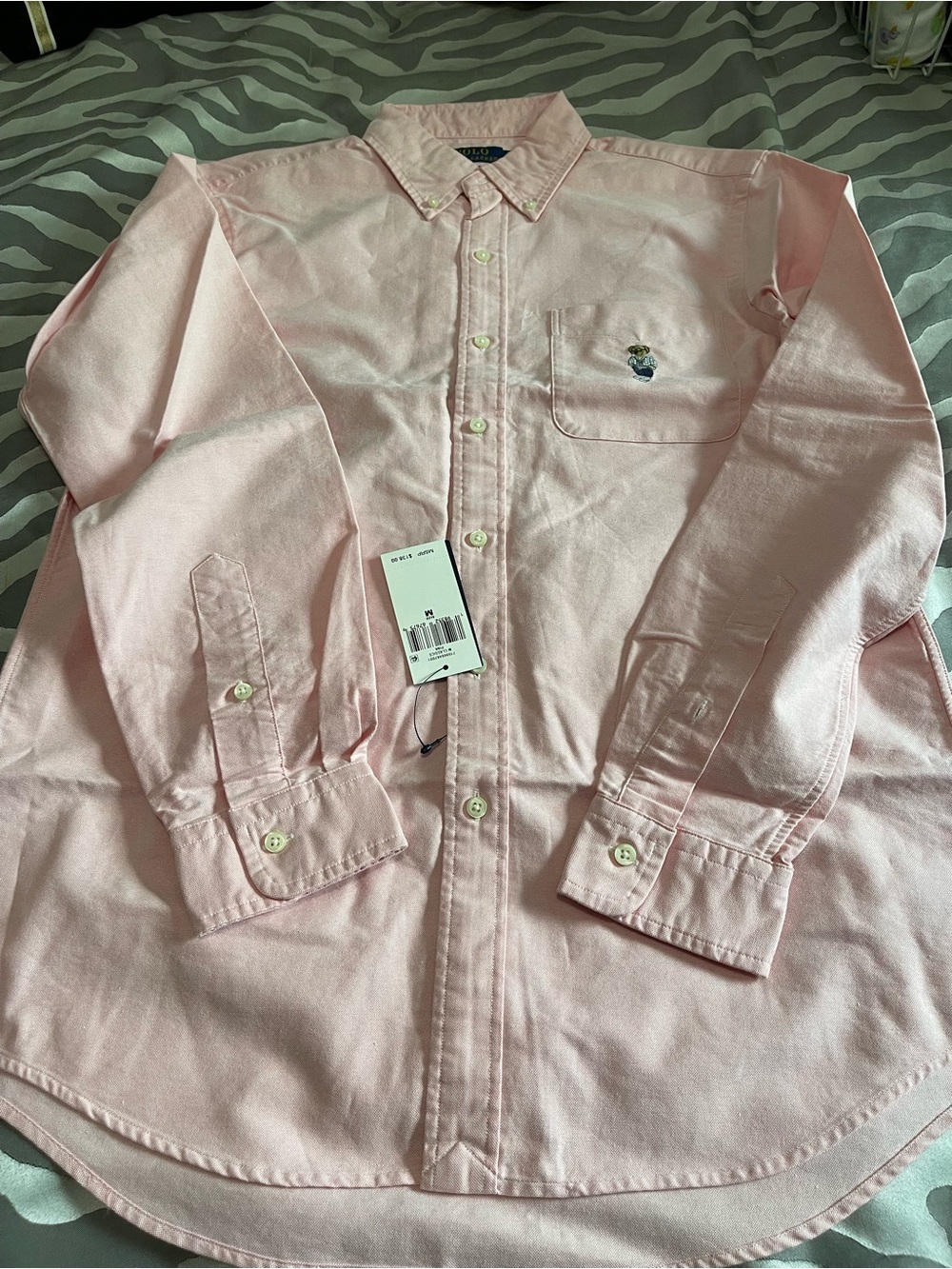 Ralph Lauren Light Pink Oxford Button-Down Shirt